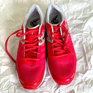 361 Degrees Bio Speed Mens Red Mesh Low Top Athletic Cross Training Shoes